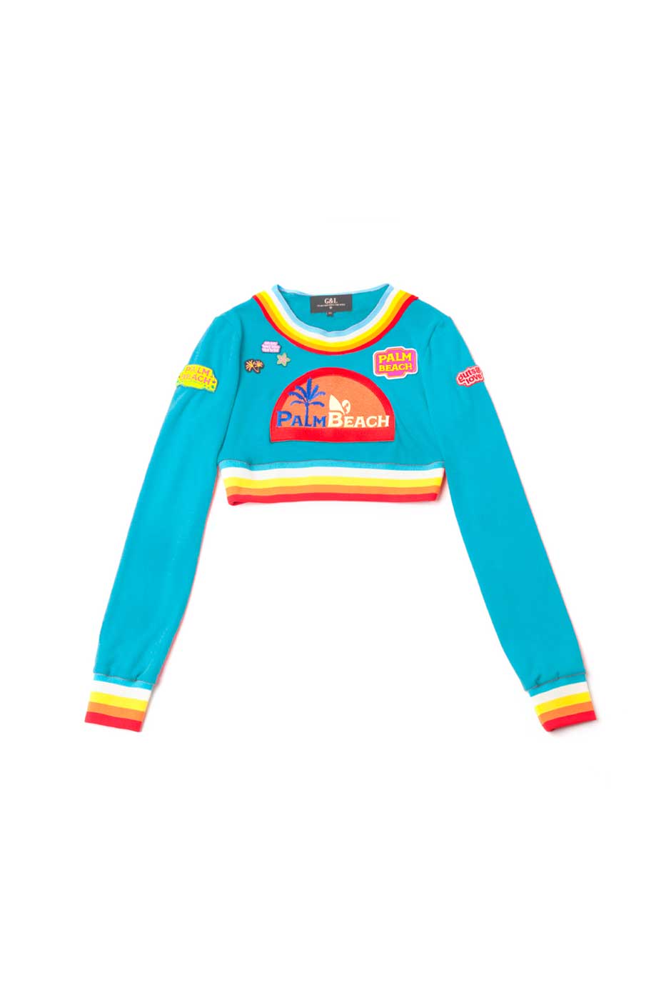 gutsandlove summer hoodie blue