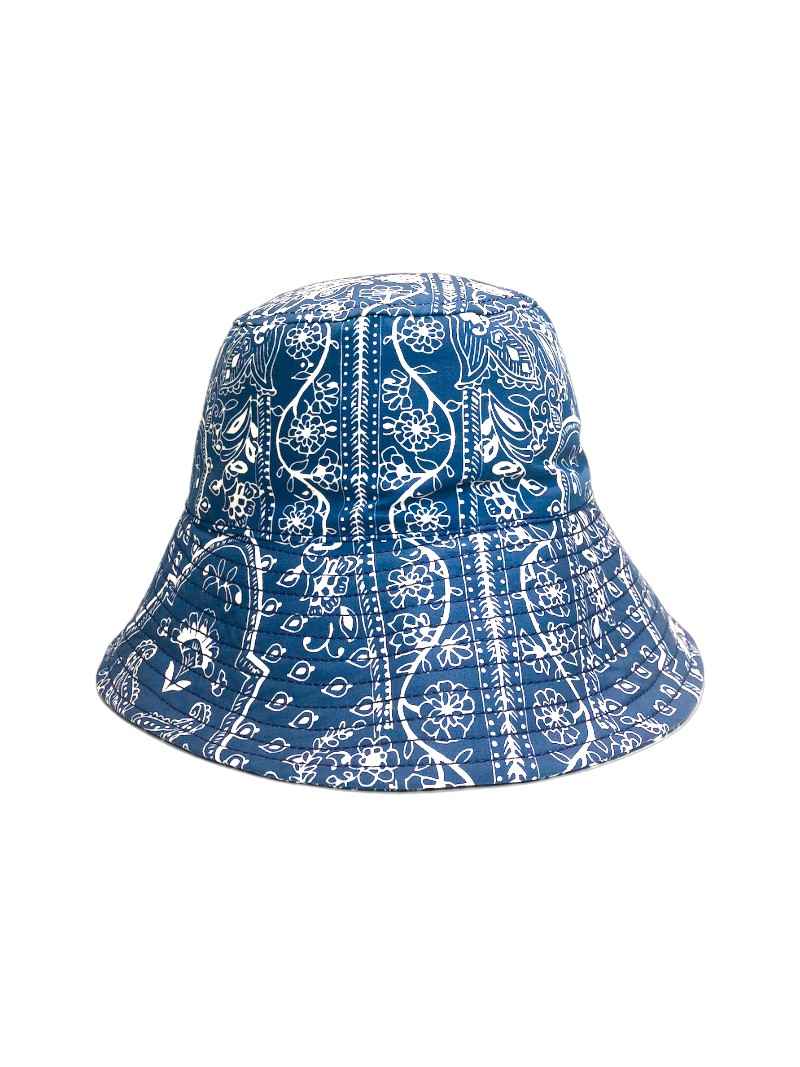 guts and love rush paisley buckt hat azul 11zon