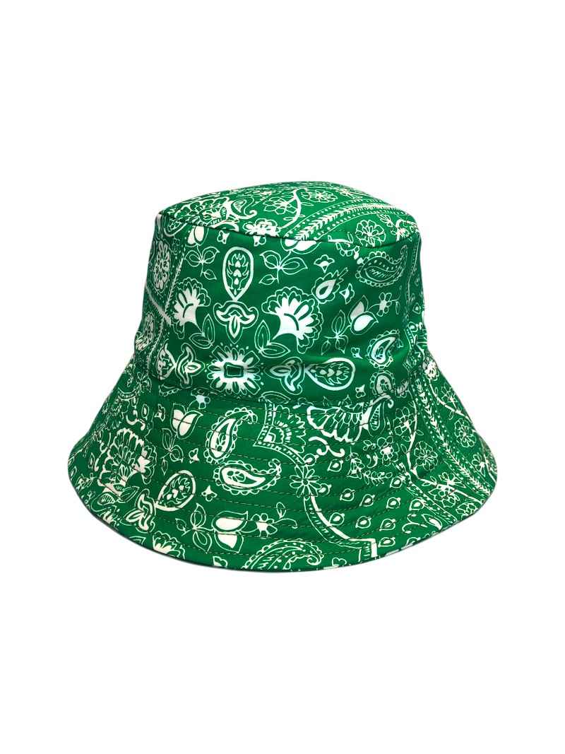 guts and love rush paisley buckt hat verde 11zon
