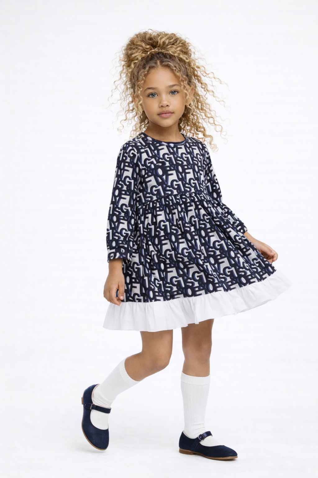 guts and love baby chloe vestido nina monogram