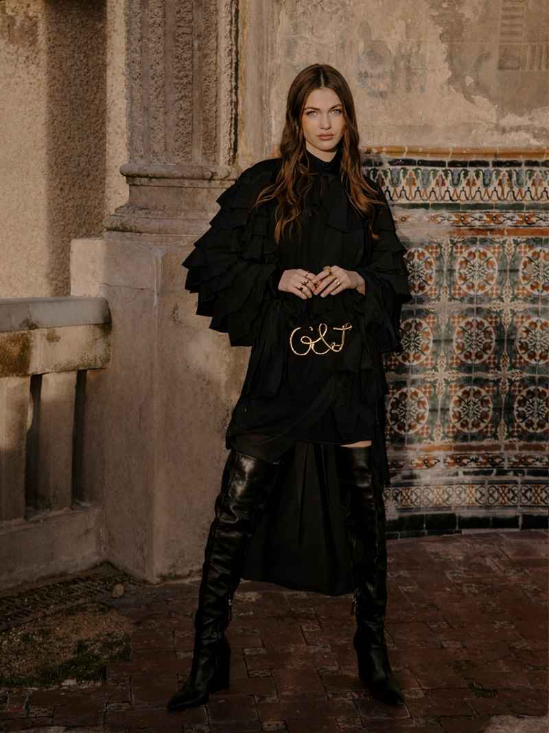 guts and love ibarra dress black 11zon