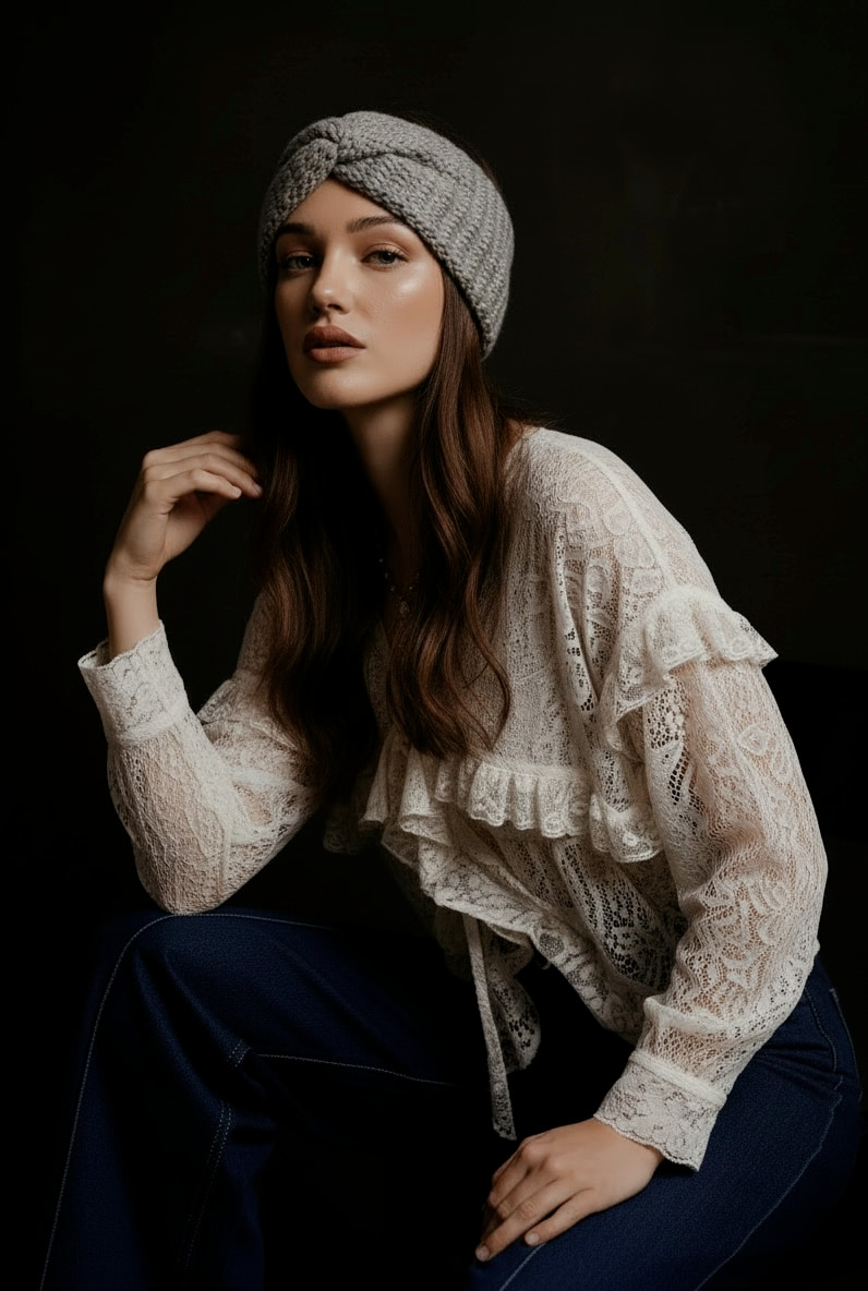 GOO GOO CROSS TURBAN (GREy)