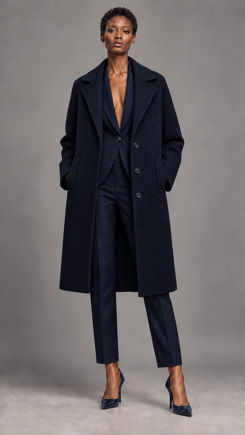 COCKNEY COAT NAVY MODELO
