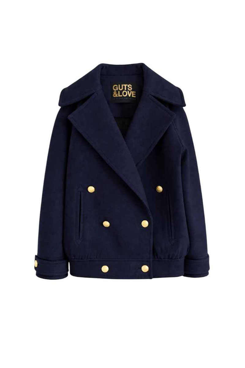 fw25 guts and love baroness jacket navy 2