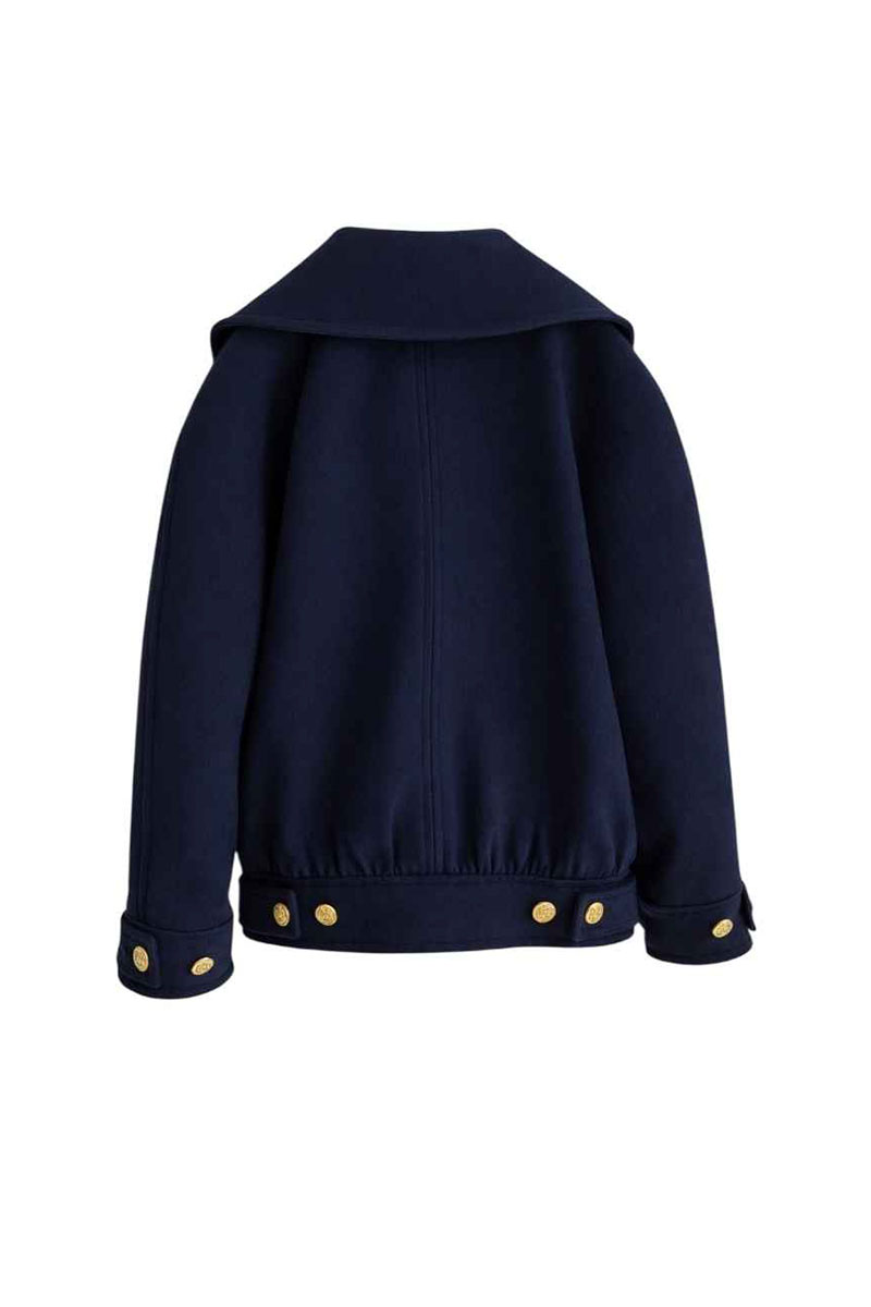 fw25 guts and love baroness jacket navy 3