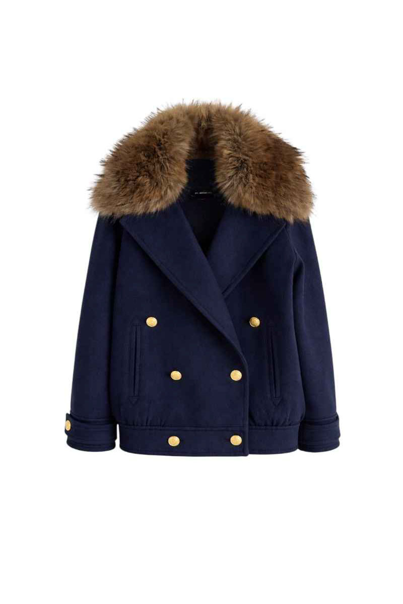 fw25 guts and love baroness jacket navy