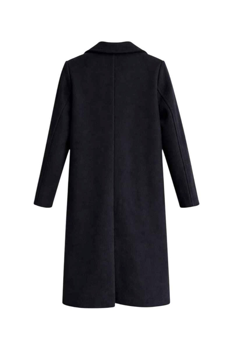 fw25 guts and love cockney coat navy 2