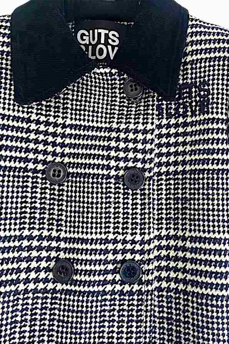fw25 guts and love duellist coat tartan 3