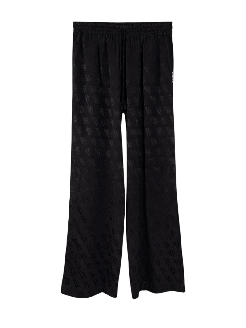 ss26 guts and love noir resort pantalon