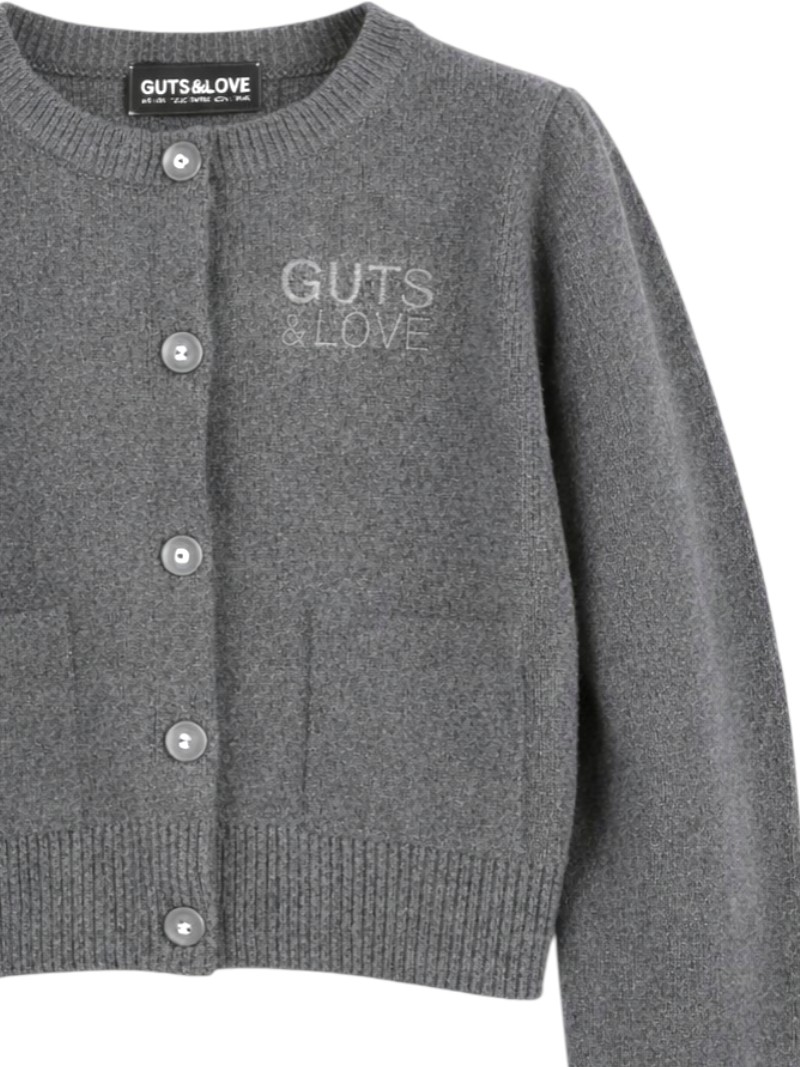 guts and love brudenell cardigan grey