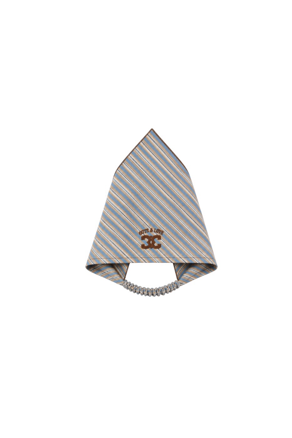 DIADEMA TRIANGULAR (NAVY & CREAM)