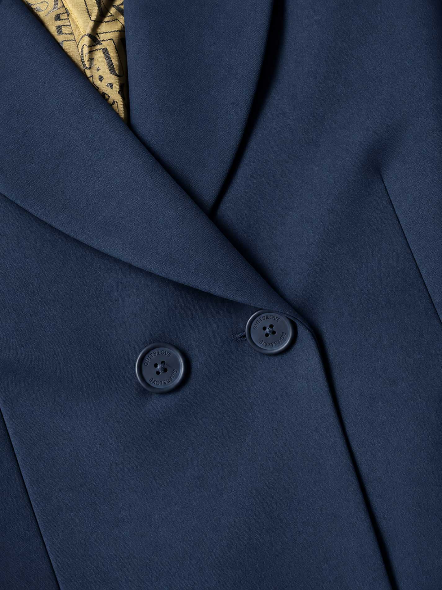 BLAZER NAVY CLOSE UP BUTTONS